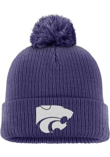 Nike K-State Wildcats Purple C12932 - NK PEAK BEANIE POM Mens Knit Hat