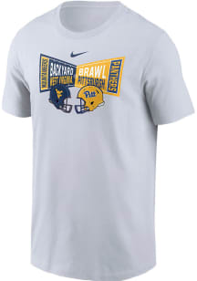 Nike Pitt Panthers White Football Backyard Brawl Short Sleeve T Shirt