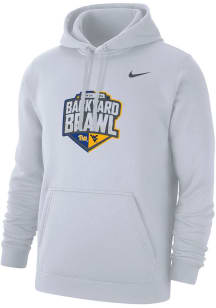 Nike Pitt Panthers Mens White Football Backyard Brawl Long Sleeve Hoodie