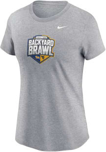 Nike Pitt Panthers Womens Grey 2024 Backyard Brawl Short Sleeve T-Shirt