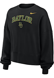 Nike Baylor Bears Womens Black Phoenix Crew Sweatshirt