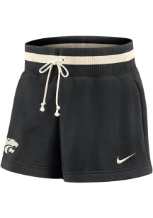 Womens K-State Wildcats Black Nike Phoenix Shorts