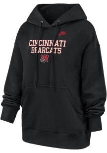 Womens Cincinnati Bearcats Black Nike Phoenix Hooded Sweatshirt