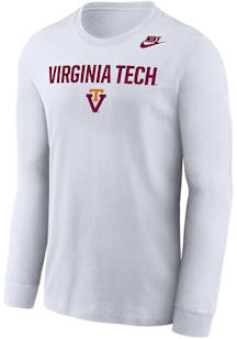 Nike Virginia Tech Hokies White Legend Long Sleeve T-Shirt