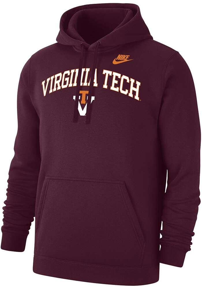 maroon nike tech hoodie