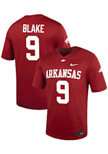O'Mega Blake  Nike Arkansas Razorbacks Crimson Football NIL Home Football Jersey