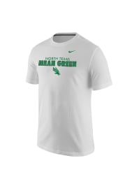 Nike North Texas Mean Green White Pulse Mesh Short Sleeve T Shirt