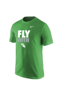 Nike North Texas Mean Green Green Fly With Short Sleeve T Shirt