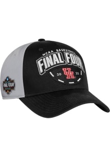 Nike Houston Cougars 2025 MBB NCAA Final Four Rise Structured LR Cap Adjustable Hat - Black