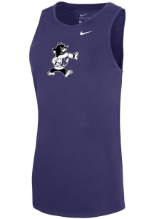 Womens K-State Wildcats Purple Nike Varsity Willie Baseball Tank Top