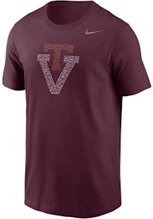 Nike Virginia Tech Hokies Maroon DriFIT Short Sleeve T Shirt