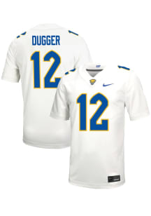 Julian Dugger Nike Mens White Pitt Panthers Road Game Football Jersey