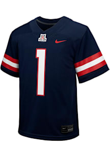 Nike Arizona Wildcats Youth Navy Blue Sideline Replica Football Jersey