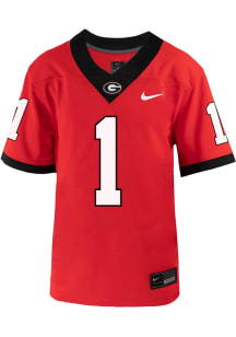 Nike Georgia Bulldogs Youth Red Sideline Replica Football Jersey