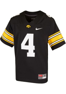 Youth Iowa Hawkeyes Black Nike Sideline Replica Football Jersey Jersey
