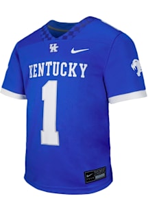 Nike Kentucky Wildcats Youth Blue Sideline Replica Football Jersey