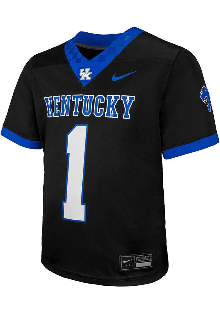 Kentucky Wildcats Nike Youth Sideline Replica BLACK Football