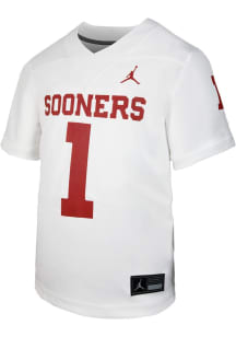 Nike Oklahoma Sooners Youth White Sideline Replica Football Jersey