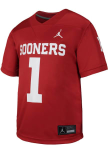 Nike Oklahoma Sooners Toddler Cardinal Sideline Replica Football Jersey