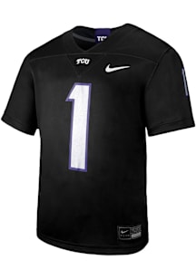 Nike TCU Horned Frogs Youth Black Sideline Replica Football Jersey