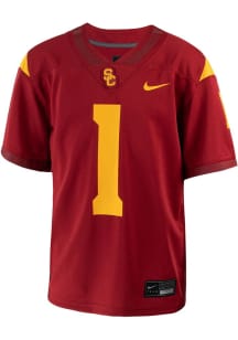 Youth USC Trojans Cardinal Nike Sideline Replica Football Jersey Jersey