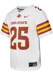 Nike Iowa State Cyclones Youth White Sideline Replica Football Jersey