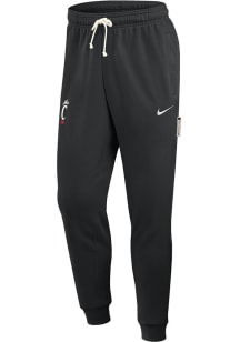 Mens Cincinnati Bearcats Black Nike 0 Sideline Taper Sweatpants