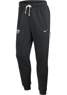 Mens K-State Wildcats Black Nike 0 Sideline Taper Sweatpants