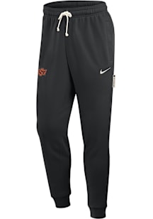 Nike Oklahoma State Cowboys Mens Black 0 Sideline Taper Sweatpants