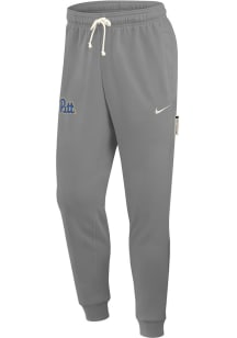 Mens Pitt Panthers Grey Nike 0 Sideline Taper Sweatpants