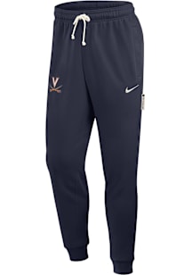 Nike Virginia Cavaliers Mens Navy Blue 0 Sideline Taper Sweatpants