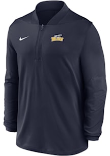 Nike Toledo Rockets Mens Navy Blue 0 Sideline Medium Weight Long Sleeve Qtr Zip Pullover