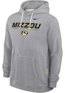 Nike Missouri Tigers Mens Grey 0 Sideline Pullover Long Sleeve Hoodie
