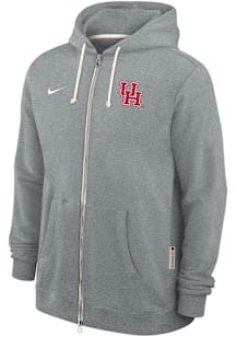 Nike Houston Cougars Mens Grey 0 Sideline Long Sleeve Full Zip Jacket