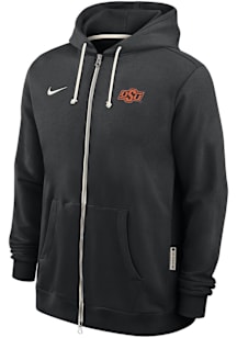 Nike Oklahoma State Cowboys Mens Black 0 Sideline Long Sleeve Full Zip Jacket
