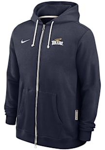 Nike Toledo Rockets Mens Navy Blue 0 Sideline Long Sleeve Full Zip Jacket