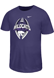 Youth K-State Wildcats Purple Nike B Team Football Legend Short Sleeve T-Shirt