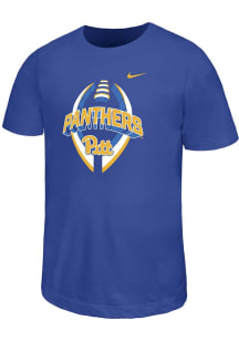 Youth Pitt Panthers Blue Nike B Team Football Legend Short Sleeve T-Shirt
