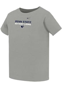 Toddler Penn State Nittany Lions Grey Nike Legend Short Sleeve T-Shirt