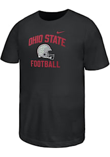 Nike Ohio State Buckeyes Youth Black Football Short Sleeve T-Shirt