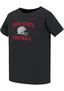 Toddler Ohio State Buckeyes Black Nike Football Short Sleeve T-Shirt