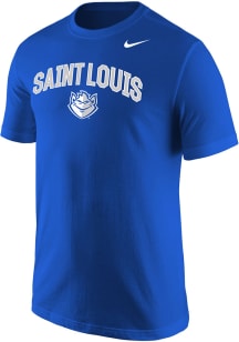 Nike Saint Louis Billikens Blue Wordmark II Short Sleeve T Shirt