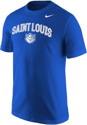 Nike Saint Louis Billikens Blue Wordmark II Short Sleeve T Shirt