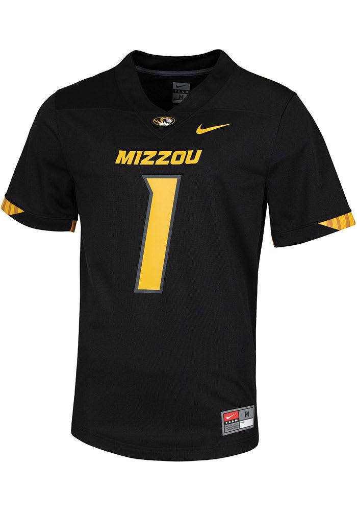 Nike Missouri Tigers Black Game Football Jersey