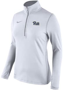 Nike Panthers Womens White Element 1/4 Zip Pullover