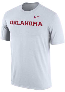 Nike Oklahoma Sooners White Word Short Sleeve T Shirt