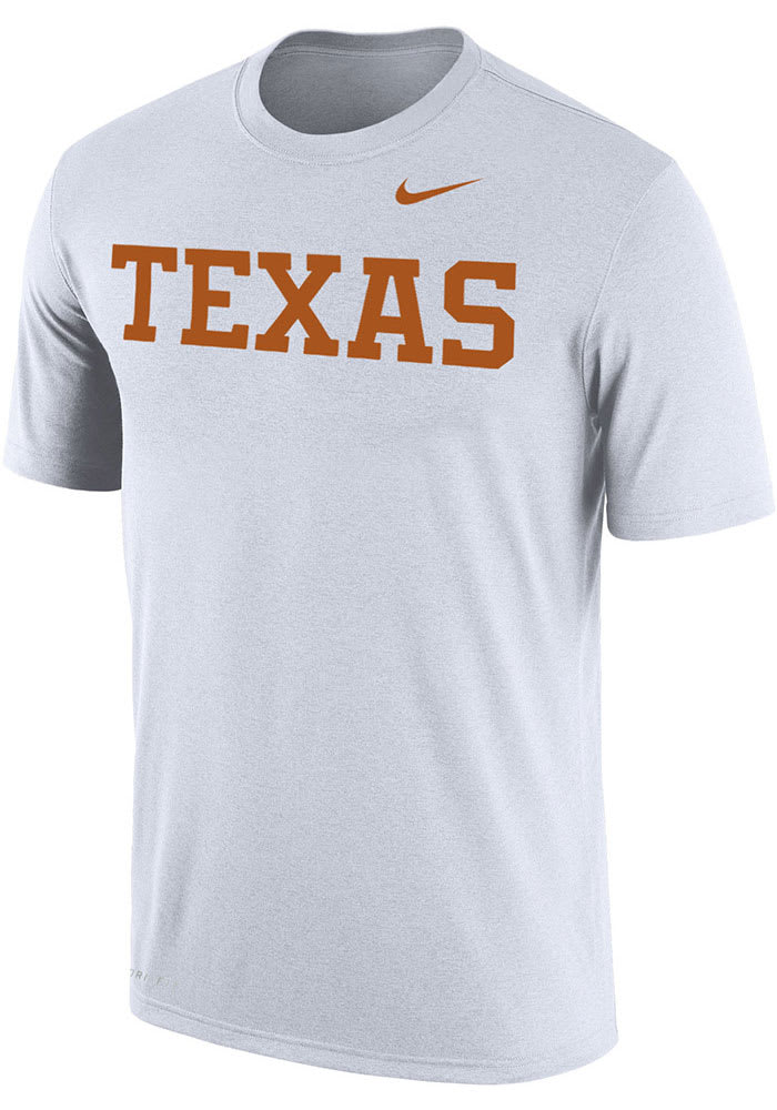 Nike Texas Longhorns Hook Em Horns Mens Burnt Orange Short Sleeve T-Shirt  Size L