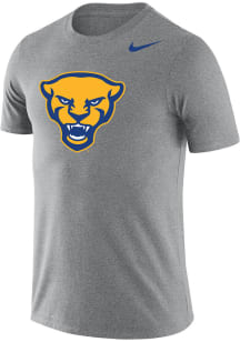 Nike Pitt Panthers Grey Word Short Sleeve T Shirt