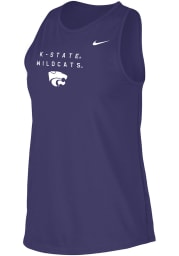 Nike K-State Wildcats Womens Purple Dry Tomboy Tank Top