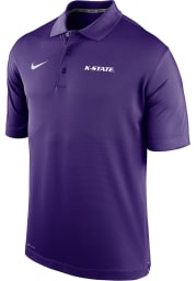 Nike K-State Wildcats Mens Purple Varsity Short Sleeve Polo